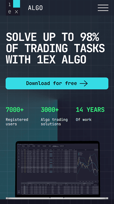 Демонстрация сайта на мобильных устройствах